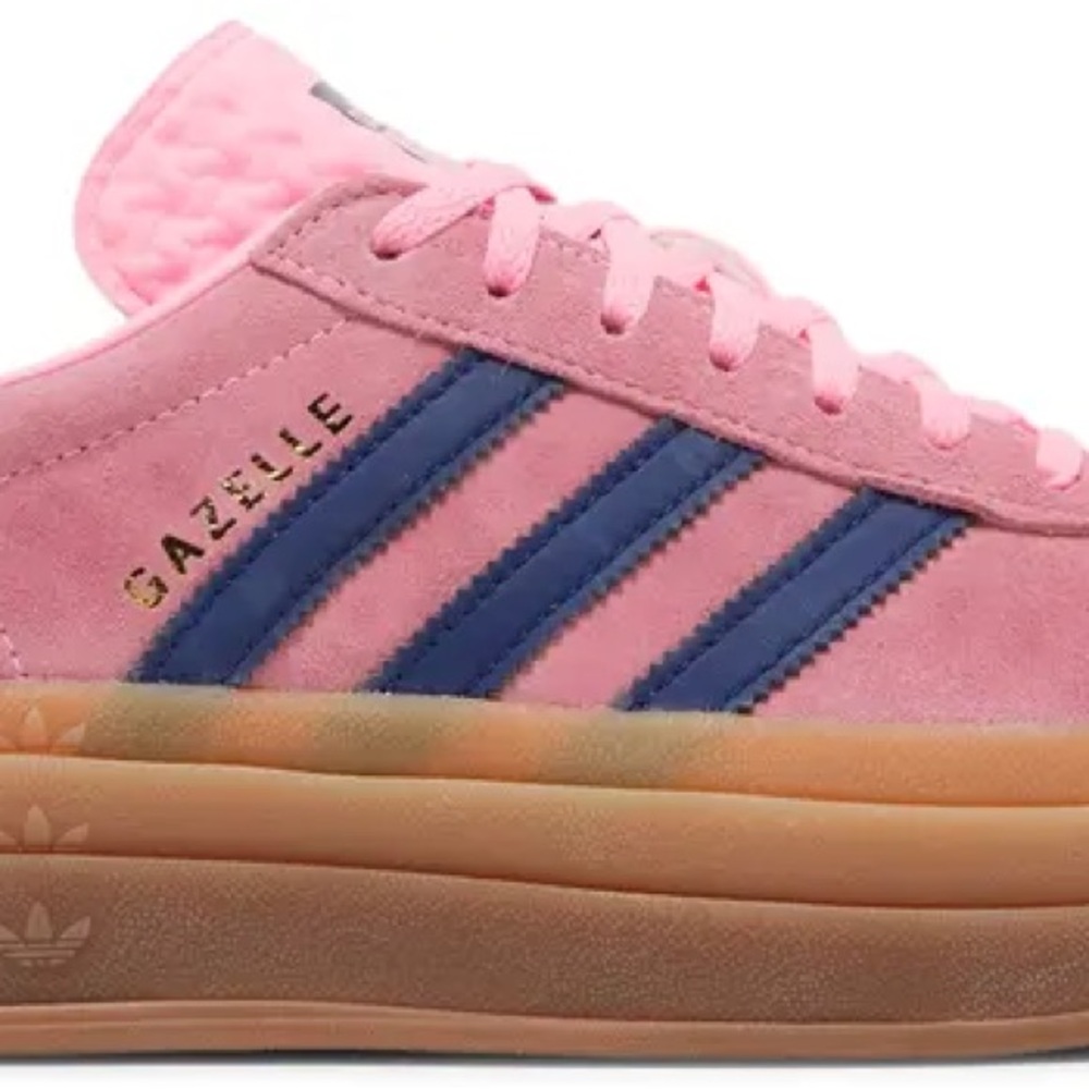 Adidas Gazelle Pink and Navy Women's Sneakers